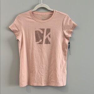 Calvin Klein Pink Logo T-Shirt